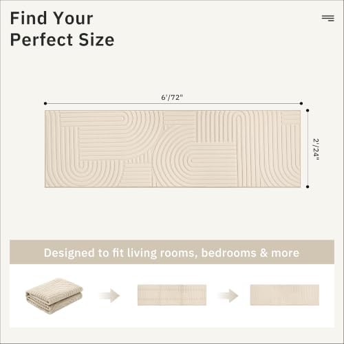 Soalmost 2x6 Washable Kitchen Runner Rug - Image 2