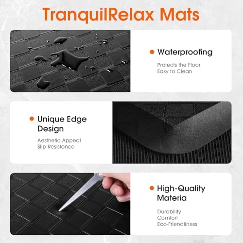 TranquilRelax 4/5 Inch Cushioned Anti Fatigue Kitchen Mats - Image 3