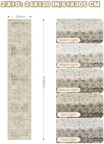 Runner Rug 2x10, Washable Rugs for Entryway Rug - Image 2