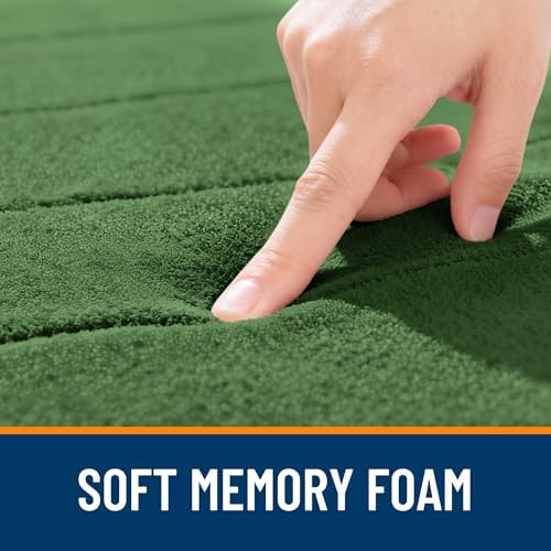 OLANLY Memory Foam Bath Mat 32x20, Super Soft and Absorbent Bathroom Rugs - Image 5