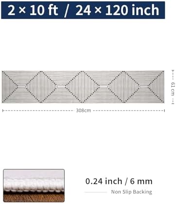 YIHOUSE Washable 2x10 Runner Rug - Image 2