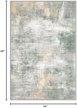 IOHOUZE Abstract Area Rug 3x5 Ft Washable Rugs - Image 2