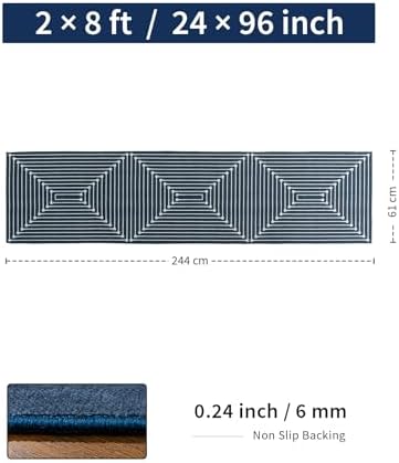 YIHOUSE Washable 2x8 Runner Rug - Image 2