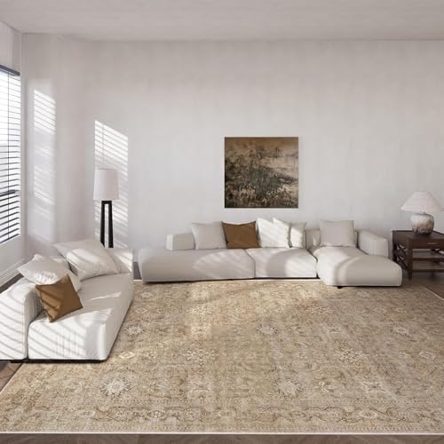 10x12 Area Rugs for Living Room: Washable Bedroom Rug Non Slip Large Carpet - Image 3
