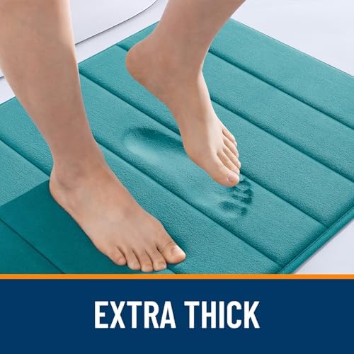 OLANLY Memory Foam Long Bathroom Rugs Runner 44x20, Super Soft Absorbent - Image 6