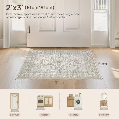 Tortania Area Rug 2x3 Doormat - Image 2