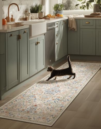 Washable Runners for Hallways Kitchen Rug: 2'6"x8' Runner Rugs Stain Resistant by palohom