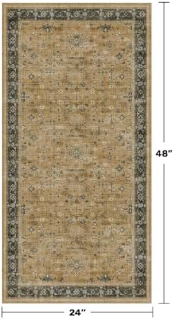 Vintage Boho 2x4 Area Rug for Entryway - Image 2