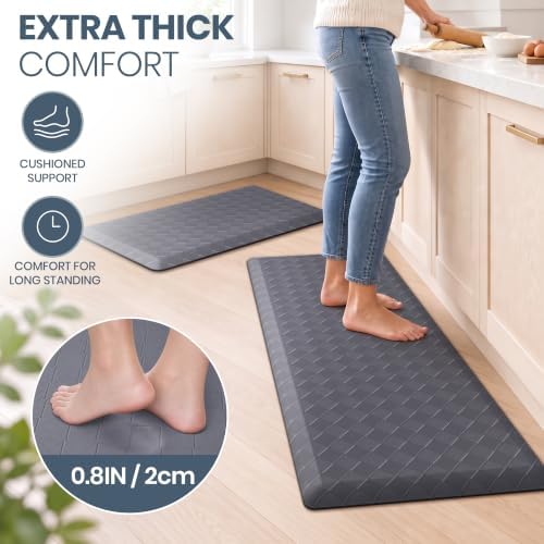 TranquilRelax 4/5 Inch Cushioned Anti Fatigue Kitchen Mats - Image 3