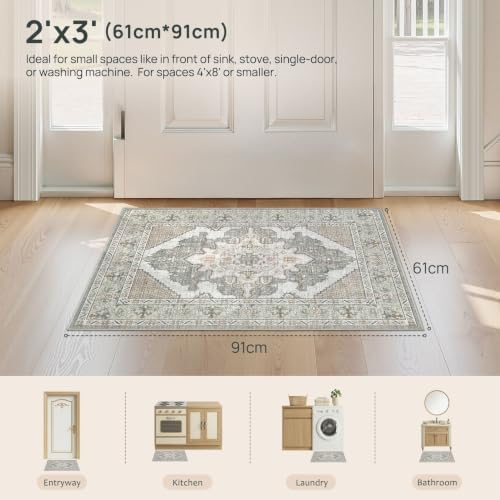 Tortania Area Rug 2x3 Doormat - Image 3