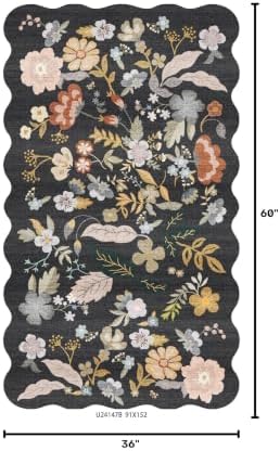 3x5 Washable Rug for Entryway - Image 2
