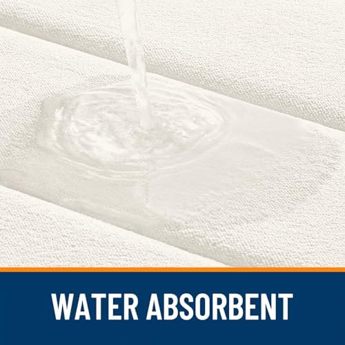 OLANLY Memory Foam Large Bath Mat 40x32, Super Soft Absorbent Bathroom Rugs - Image 4