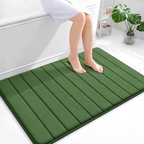 OLANLY Memory Foam Large Bath Mat 44x32, Super Soft Absorbent Bathroom Rugs by OLANLY