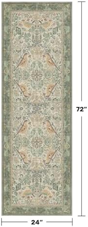 Hazo Haus Boho Long Bathroom Runner Rug 2x6 - Image 2