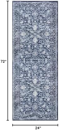 KILOCOCO Hallway Runner 2x6 Washable Runner Rug Non-Slip Kitchen Rug - Image 2