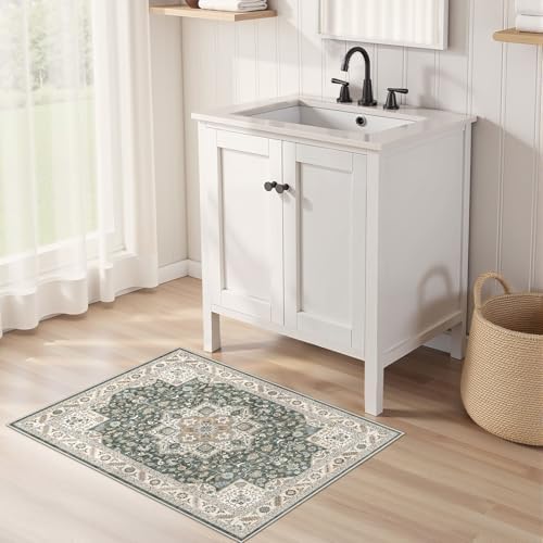 Vintage Entryway Area Rug 2x3 - Image 3