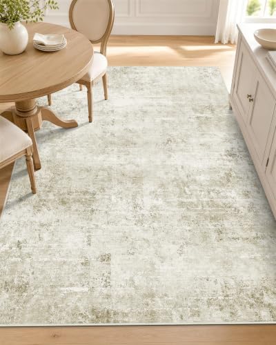 OLANLY 3x5 Washable Accent Rug, Soft Non Slip Carpet by OLANLY