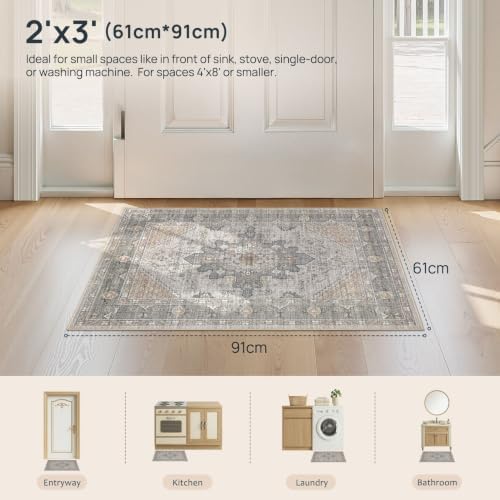 Tortania Area Rug 2x3 Doormat - Image 2