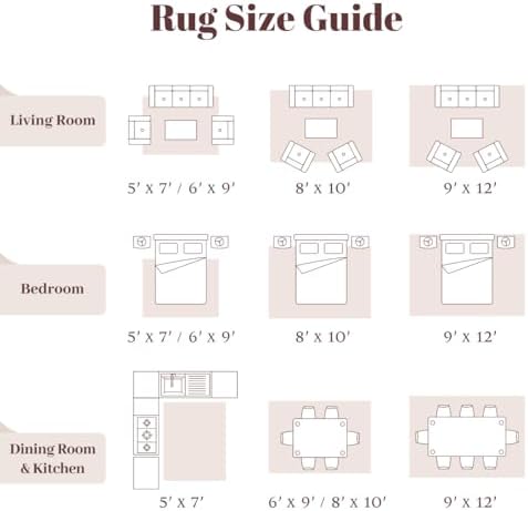 Homemate Washable Rug 8x10 Area Rugs - Image 2