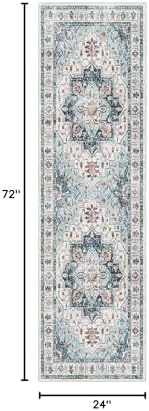 Madane Washable Runner Rug 2x6 Runners - Image 2