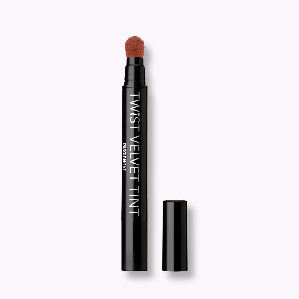 PASSIONCAT Long Lasting Lip Stain for Lips and Cheek Tint | High Pigment Color | lightweight Matte Finish | Weightless | Full Coverage | Twist Velvet Tint #12 (No.12)