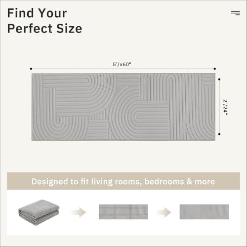 Soalmost 2x5 Washable Kitchen Runner Rug - Image 2