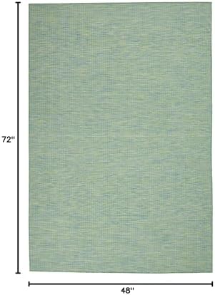 Nourison Home Positano Blue Green 4' x 6' Area Rug - Image 2