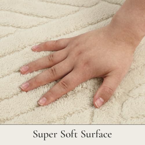 GENIMO Beige Rug 5x7 Washable Area Rugs - Image 6