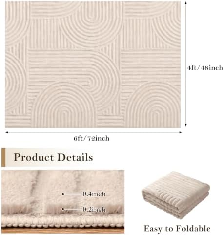 Ciicool 4x6 Washable Area Rug - Image 2