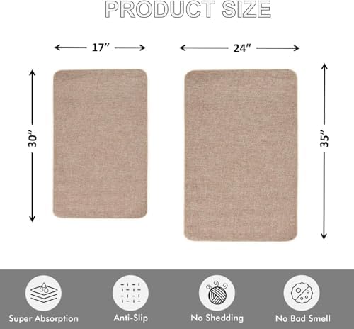 Ultra Thin Indoor Door Mat, 1/10 in Thin Door Mats - Image 2