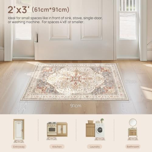 Tortania Area Rug 2x3 Doormat - Image 3