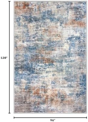 IOHOUZE Abstract Area Rugs 8x10 Ft Washable Large Rugs - Image 2