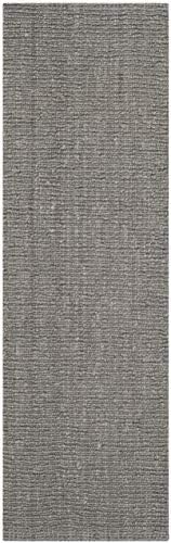 SAFAVIEH Natural Fiber Runner Rug 2'6"x8', Jute Knotted Light Grey NF447G - Image 2