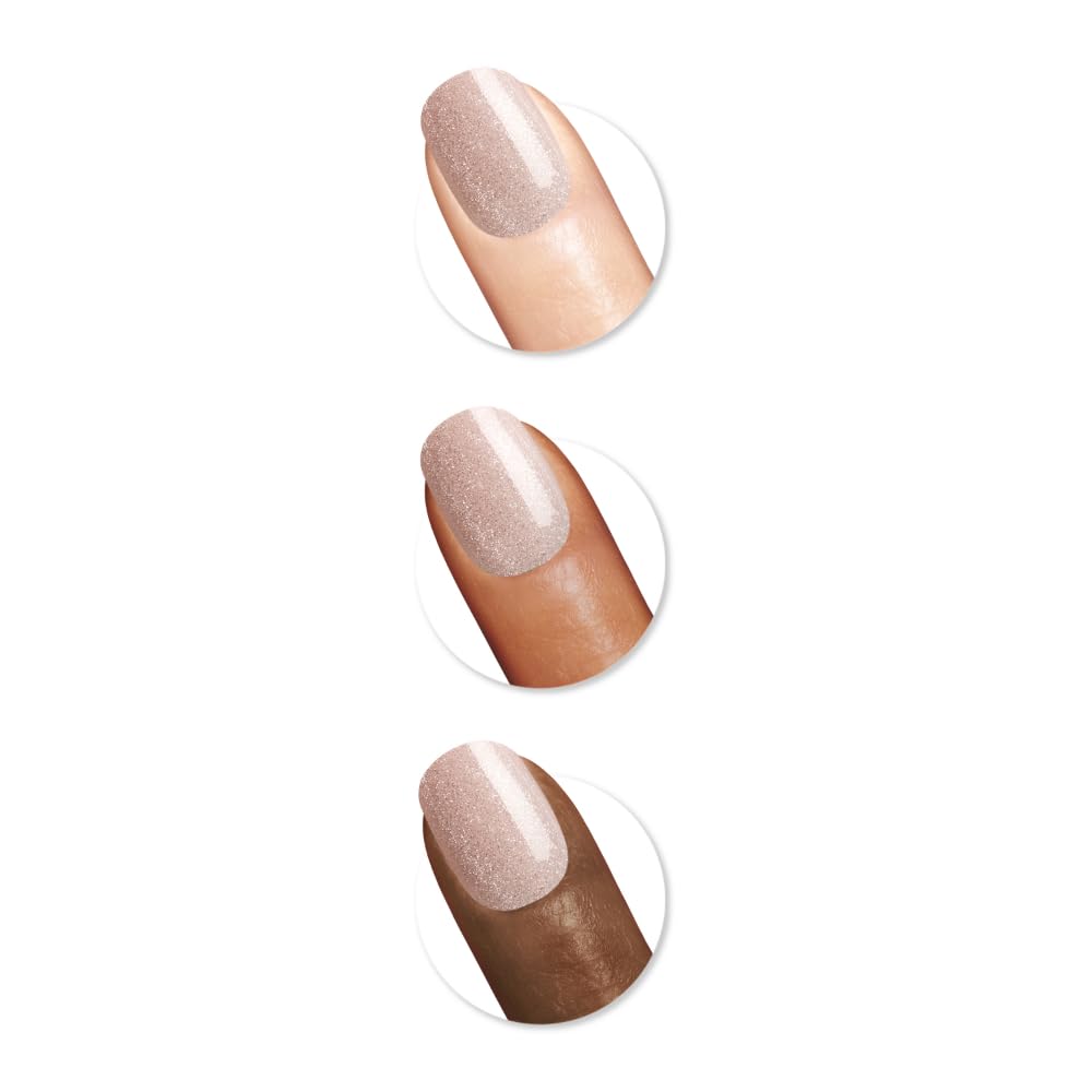 Sally Hansen Instant Cuticle Remover and Salon Effects Lost in the Frost Press On Nails Kit, Nail Care and Manicure Set