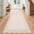GarveeHome Scalloped Washable Runner 2x8 Rugs by GarveeHome