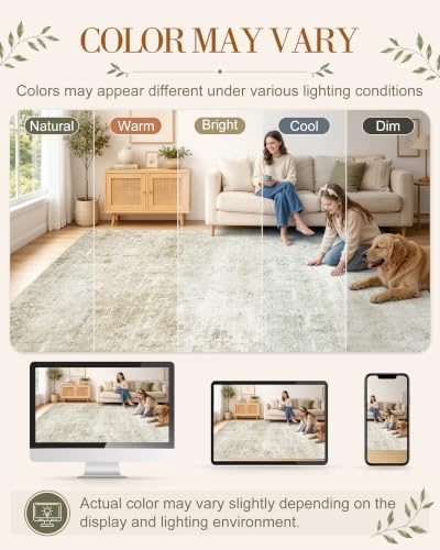 OLANLY 2'6"x14' Washable Runner Rug, Non Slip Carpet - Image 2