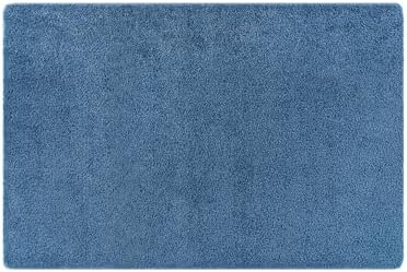 Area Rug 2x3 Blue Door Mat Washable Indoor Rug Ultra Plus Thick Pile Solid Non - Image 2
