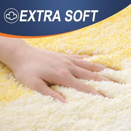 OLANLY Bathroom Runner Rug 70x24, Extra Soft Absorbent Microfiber Bath Rugs - Image 2