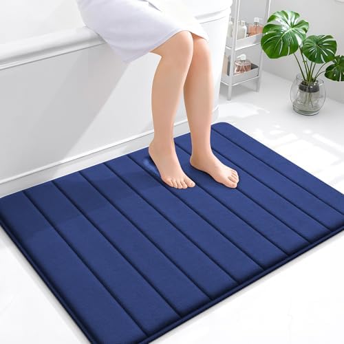 OLANLY Memory Foam Large Bath Mat 40x32, Super Soft Absorbent Bathroom Rugs by OLANLY
