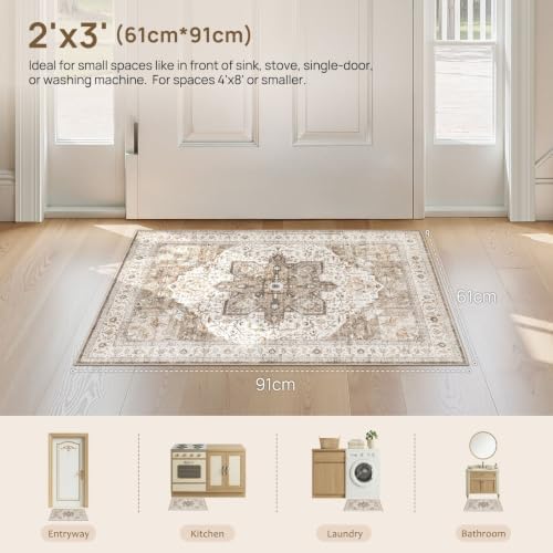 Tortania Area Rug 2x3 Doormat - Image 2