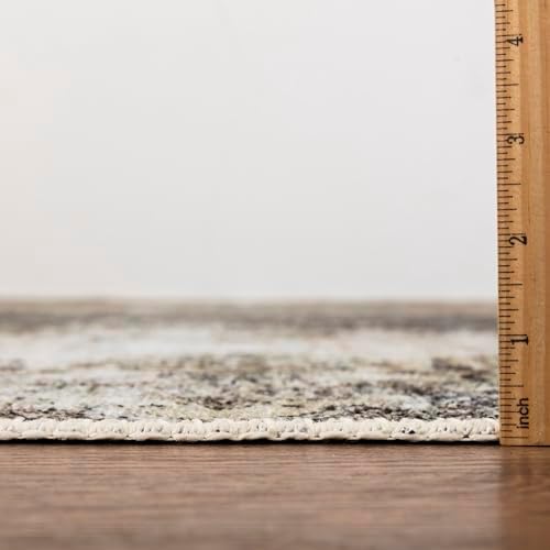 Keen Home Design Vintage Washable Entryway Rug, Non-Slip Low Pile - Image 2