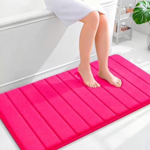 OLANLY Memory Foam Long Bathroom Rugs Runner 44x24, Super Soft Absorbent by OLANLY