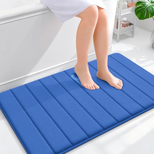OLANLY Memory Foam Large Bath Mat 40x24, Super Soft Absorbent Bathroom Rugs by OLANLY