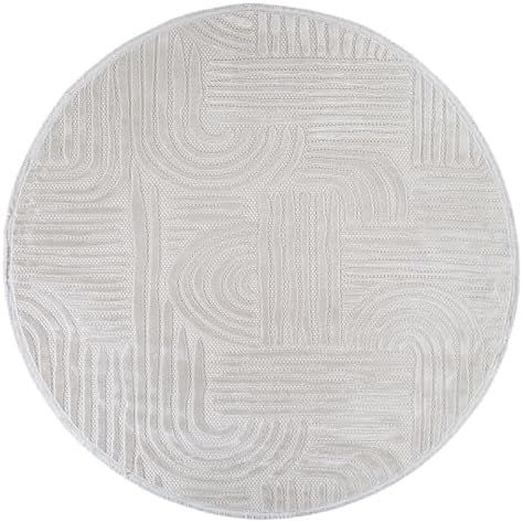 Modern Indoor Rug Orbit 4 Round Area Rugs - Image 3