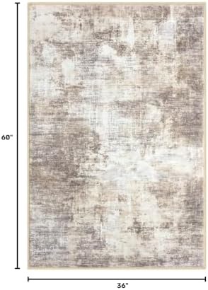 IOHOUZE Abstract Area Rug 3x5 Ft Washable Rugs - Image 2