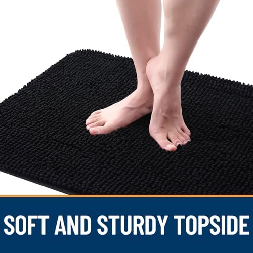 OLANLY Dog Door Mat for Muddy Paws 24x16, Super Absorbent Chenille Mud Mat - Image 4