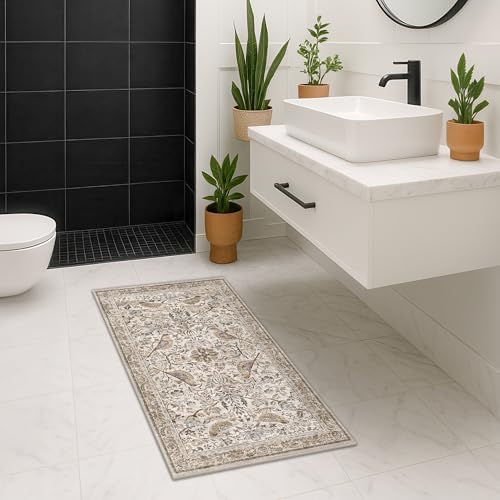 Hazo Haus Boho Moss 2x5 Laundry Room Rug - Image 3