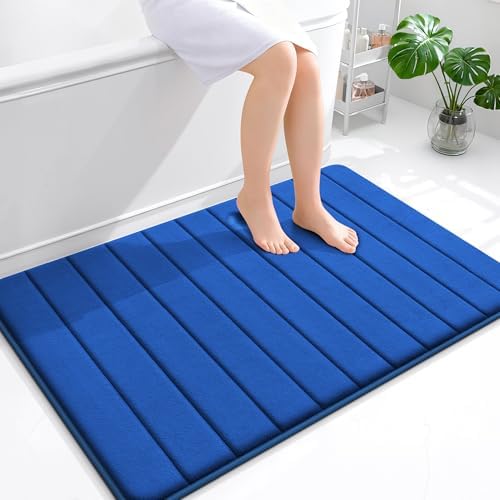 OLANLY Memory Foam Large Bath Mat 44x32, Super Soft Absorbent Bathroom Rugs by OLANLY