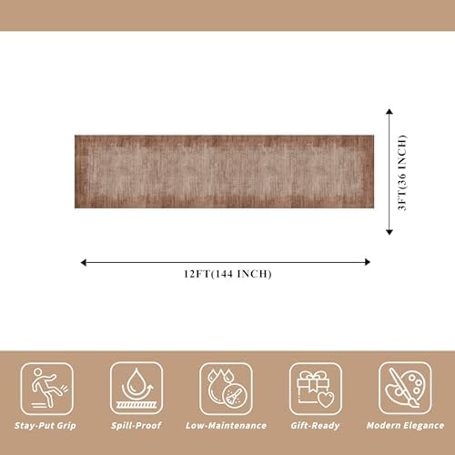 3x12 ft Non Skid Hallway Runner Rug - Image 2