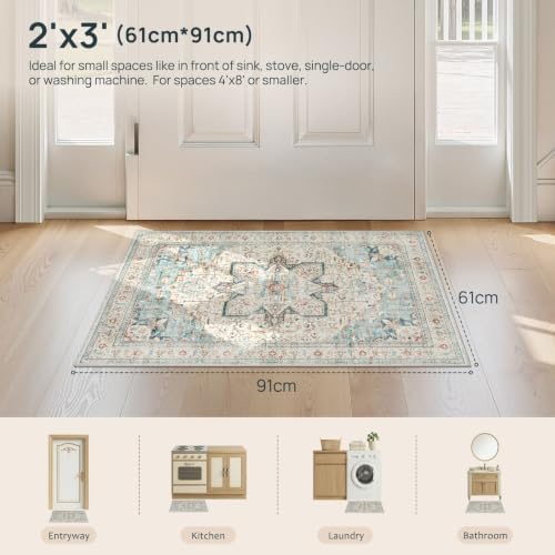 Tortania Area Rug 2x3 Doormat - Image 3